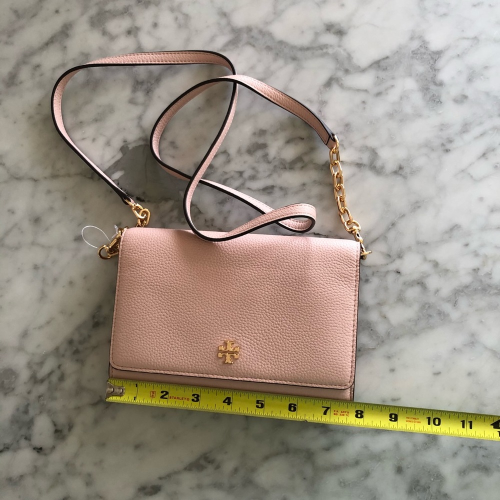 Tory Burch pale pink/nude crossbody/ mini bag